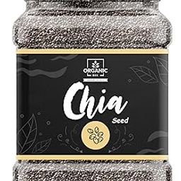 Organic Box Raw Chia Seeds for Eating 1kg (Jar Pack) Healthy Snack for Immunity Booster, Rich in Fiber - Diet Snacks for Weight Loss, Best Source of Omega 3-image-27