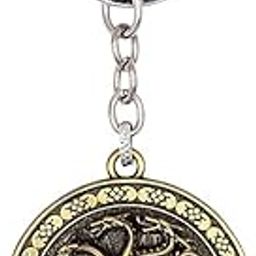 Rotating Metal Keychain - Unique Design Fire Dragon Keychain For Bike, Boys, Car and men-image-77