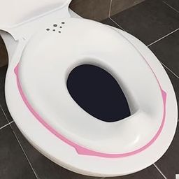 Bestive Baby Portable Baby Unisex Potty Training Toilet Seat with Non-Slip Base, Splash Guard, and Storage Hook - Ideal for 0-6 Year Child, Fits Round & Oval-image-76