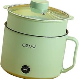 THE STYLE SUTRA Electric Mini Hot Pot Fast Cooking Electric Cooker for Dormitory Pasta Steak Green-image-18
