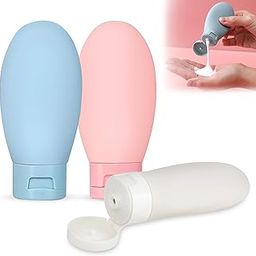 GLUN® Travel Bottles Squeezer Set, Handwash, Face Lotion, Leakproof Squeezable Refillable Travel Bottles, Travel Accessories for Shampoo, Lotion, Beauty Creams-image-47