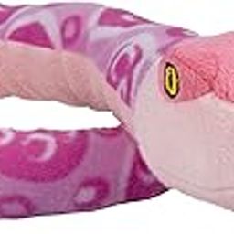 Deluxebase EcoBuddiez Snake - Pink Coral Snake Small Cuddly Toy Snake Soft Plush Snake Made from Recycled Plastic Bottles Environmentally Friendly Toy for Boys and Girls-image-68