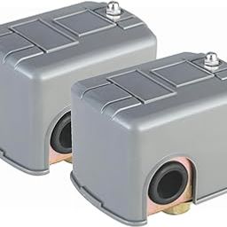 2 PCS 30/50 Pressure Switch, Pump Pressure Switch for Well Water Pump, 30-50 psi Pressure Control Switch, 1/4"-18 Female NPT, Well Pressure Switch-image-59