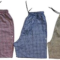 Men Multicolor Cotton Blend Boxer Shorts Pack of 3-picture-24