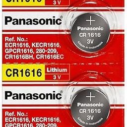 MICROUSB Compatible with Panasonic Lithium Coin Battery 3v - Provide Long Lasting Power in a Variety of Devices,from keyless-Entry fobs to Toys (CR1616, Pack of 2)-0
