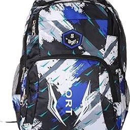 Boys Girls Kids Sport School Bag Unisex School Backpack For Kids For Age 4-10 Years - Black-image-48
