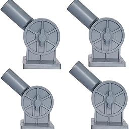 MIKE MILLER 180° Rotational & Adjustable Wall Mount Street Light Stand | Strong PP Plastic Waterproof Bracket for Outdoor Lighting | Heavy Duty Wall Mounted Light Holder | Easy Installation Pack of 4-image-19