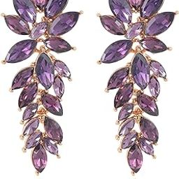 Luxury Austrian Crystal Earrings for Women & Girls | Celebrity Inspired Italian Designer Earrings | Latest Stylish Fancy Zircon Party Earrings-image-88