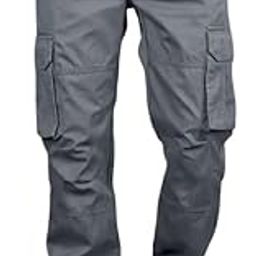 Regular Fit Cotton Cargo Pants for Men-picture-9