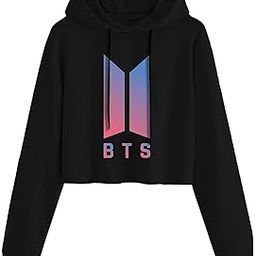 Women Cotton Crop Hoodie BTS-picture-37