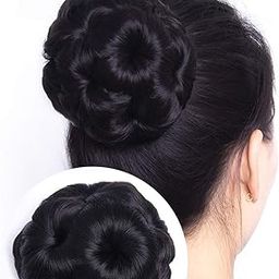 Pema Hair Extensions And Wigs D-DIVINE Natural Black Claw Hair Bun-image-35