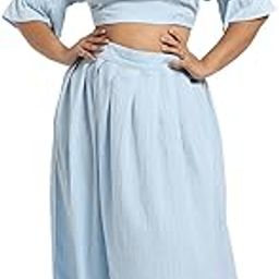 Plus Women's Dress for Casual Wear | Short Sleeve | Polyester Fabric | Plus-Size Fit | V-Neck Dress Crafted with Comfort Fit for Everyday Wear-image-16