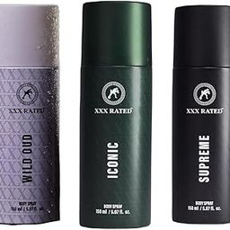 XXX Rated Wild Oud, Iconic & Supreme Body Spray Combo | Exotic, Classic & Premium Scent | 150 ml Each-image-9