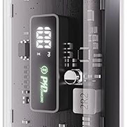 itel Star 110F 10,000mAh Powerbank | Transparent Design | 22.5W Fast Charging | AIOT Device Compatible | LED Display | Multiport Output & Input | Type-C & Micro USB | for Android, iPhone | Black-21