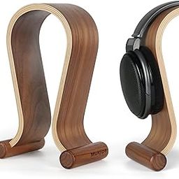 Wooden Headphone Stand Stylish Desk Headset Holder for Over-Ear Headphones Headset Stand for Sennheiser, Bose, Beats, Razer, AKG, Airpod Max, HyperX, Sony PS4 et.-image-38