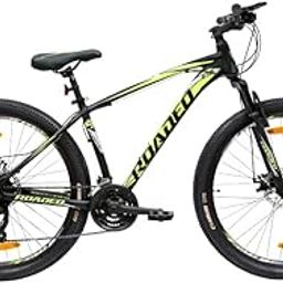 Hercules Roadeo NFS 27.5T Dual Disc Brake 21 Speed Gear Front Suspension Black with Neon Yellow-picture-12