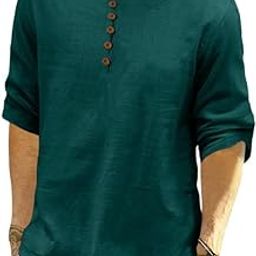 Men's Cotton Polyester Blend Solid Regular Fit Full Sleeve Short Kurta | Ethnic, Lightweight Summer Kurta for Daily & Occasion Use-image-20