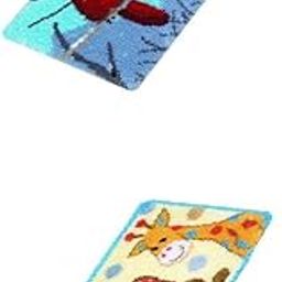 The Style Sutra 2 Set Funny Latch Hook Rug Kit Handmade Carpet Mat DIY Crafts|Crafts | Needlecrafts & Yarn | Rug Making | Latch Hooking-picture-15