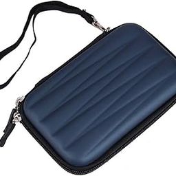 Stealodeal EVA 2.5 inch External Hard Drive Case Shockproof Portable Travel Pouch Bag (Blue Zigzag Design)-16