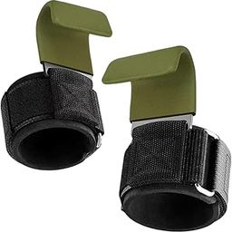 CALANDIS™ 2X Weight Lifting Hooks Fitness Powerlifting Grips for Gym Powerlifts Liftups Green | Gloves Straps & Hooks | Strength Training | Fitness Running & Yoga-image-84