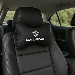 Zoom Trade Maruti Suzuki Baleno Car Headrest Neck Pillow – Neck Support Cushion for Driving | Soft Polyester, Ergonomic, Pain Relief, Travel Use | 26 x 18 cm (Black)-image-46