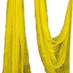Georgette Viscose Dupatta with Fancy Lace Border-image-2