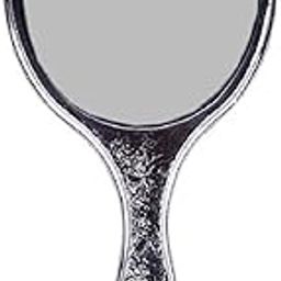 Ekan Hand Mirror/Face Mirror Cosmetic Makeup Mirror Double Sided With Handel For Women (Copper) 15 gram Pack of 1 (m3)-14