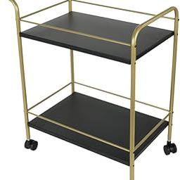 DECOWORLD|| Premium Metal Kitchen Serving Trolley with Wheels|| Barcart Trolley, Serving Trolley, Utility Cart with Wheels for Kitchen, Dining Room, bar or Living Room-picture-24