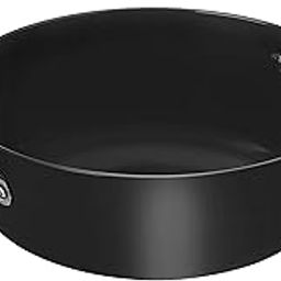 Amazon Brand - Solimo Hard Anodized Deep Kadhai (2.5 litres), Aluminium, Black-7