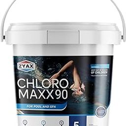 ZYAX Chloro Maxx 90 5kg � TCCA 90 Chlorine Granules for Pool Water Treatment-image-60