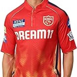 playR Mens IPL 2024 Punjab Kings Match Jersey Half Sleeve-image-88