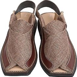 Peshawari Sandal Zalmi For Men (BROWN)-43
