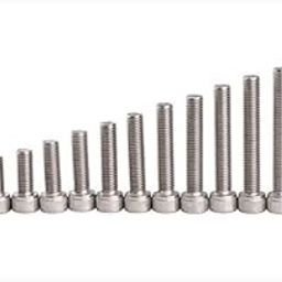 3D INNOVATIONS M3 X 10 Socket Head Cap Screws, Allen Socket Drive, A2-70, 304 Stainless Steel, Fully Thread, Bright Finish, Machine Thread, Quantity (M3 X 10) -25 Pieces-16