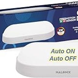 Halonix 10W Motion Sensor Bulkhead | Auto On-Off Outdoor Light | IP65 Waterproof Porch Light for Garden Bathroom (Cool White, Pack of 1)-1