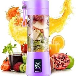 Portable Blender – Mini Personal Juicer Cup, USB Rechargeable Smoothie Maker for Shakes, Juice & Travel, 6 Blades, 380ml – Lightweight & BPA-Free-image-105