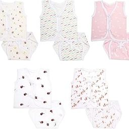 New Born Baby Boy's & Baby Girls jabla Clothing Top Set(Multicolored)-image-27