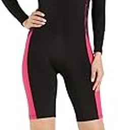 Leg Long Sleeve Zipper Swimsuit for Women -LZ 69061-image-23
