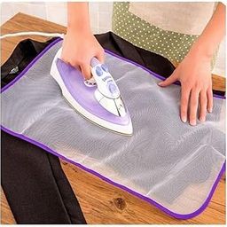 V Iron Mate for Protective Press Mesh Ironing Cloth Guard Protector Heat Resistant Reusable & Washable, 1pcs (Multi Color)-17
