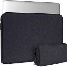 Dynotrek Grade 17.3 inch Laptop Sleeve Case Cover with Charger Pouch Compatible for Most 17-18” Gaming Computer Hp Lenovo Dell Asus Acer Waterproof Hand Bag -Charcoal Black-27