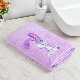 MAXOSHINE Microfiber Kids Bath Towels Quick Dry Super Absorbent Super Soft Bath Towel for Babies Toddler-Baby Towel for Boys and Girls (Purple, Pack of 1)-image-79