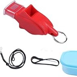CALANDIS™ Sports Whistle Lightweight Portable with Lanyard for Referees Soccer Outdoor Red | Safety Whistles | Emergency Gear | & Hiking | Outdoor Sports-image-30