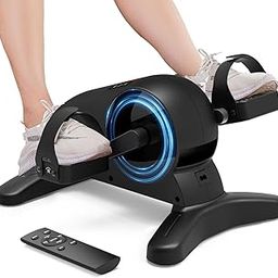 UKEEP Mini Pedal Exerciser for Exercise Bike Under Desk Bike Pedal Motorized Configuration Leg/Arm Cycle for Elderly Physical Therapy with 12 Speeds-image-50