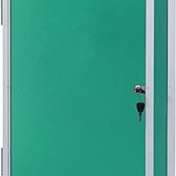 ALKOSIGN Platinum Series Textured Fabric Notice Board -Light Green (1.5 x 2 Feet) | Lockable Notice Board | Transparent Cover| for Offices, College, Schools | with 72 Multi Color Push pins.-image-37