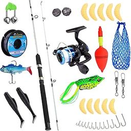 Fishing Rod and Reel Combos - Carbon Fiber Telescopic Fishing Pole - Spinning Reel-image-30