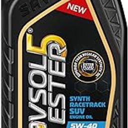 SAVSOL ESTER5 SYNTH RACETRACK SUV 5W-40, Fully Synthetic Engine Oil for Cars (1L)-image-14