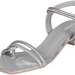 mochi Women Synthetic Leather Block Heel Fashion Sandal-picture-43