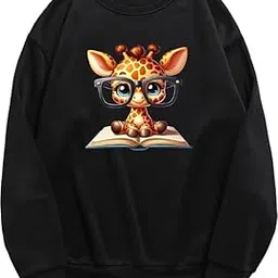 ericia Baby Giraffe Sweatshirt Hoodie Women Cute Casual Trendy Stylish Latest White Black Pink Lavender Beige Brown Girl 399 499 Under-picture-1