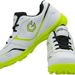 Academy White/Green Cricket Shoes Size-13 Kids with TR-88-R Cricket Leather Ball Veg Tanned Red-image-73