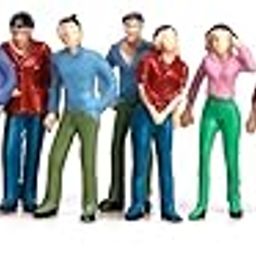 MERISHOPP® Approx.50pcs Hand Painted Model Train People Figures Scale 1:42|Toys & Hobbies | Model Railroads & Trains | O Scale |A Pack of Model Train People (Approx.50Pcs)-image-13
