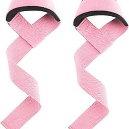 CALANDIS 1 Pair Weight Lifting Straps Wrist Wraps for Dumbbell Weightlifting Home Gym Pink | Fitness Running & Yoga | Strength Training | Gloves Straps & Hooks-image-12